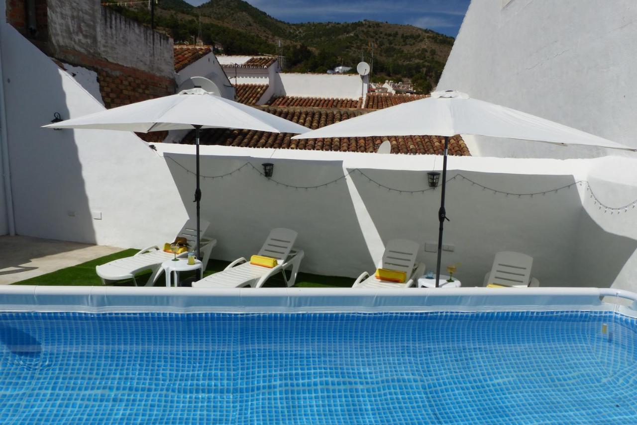 Benalmadena Pueblo - Casa Josefita, Patio With Private Pool-Piscina Privada Y Solarium Villa Exterior photo